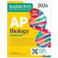 Book cover for AP Biology Premium, 2026: Prep Book with 6 Practice Tests + Comprehensive Review + Online Practice