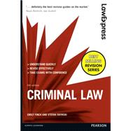 Book cover for Criminal Law
