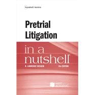Book cover for Pretrial Litigation in a Nutshell(Nutshells)