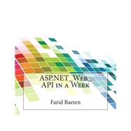 Book cover for Asp.net Web Api in a Week