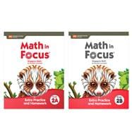 Book cover for Math in Focus Extra Practice and Homework Set Grade 2