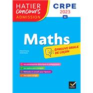 Book cover for Mathématiques - CRPE 2023 - Epreuve orale d'admission
