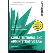 Book cover for Constitutional & Administrative Law