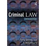 Book cover for Criminal Law