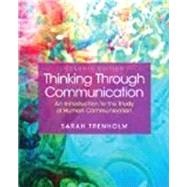 Book cover for THINKING THROUGH COMMUNICATION