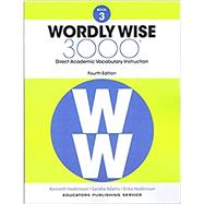 Book cover for Wordly Wise 3000, Student Book 3 w/Quizlet - Item #:1585192