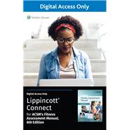 Book cover for ACSM's Fitness Assessment Manual 6e Lippincott Connect Standalone Digital Access Card