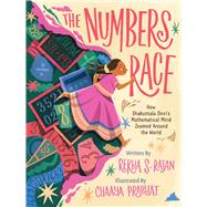 Book cover for The Numbers Race How Shakuntala Devi's Mathematical Mind Zoomed Around the World