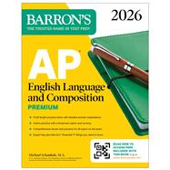 Book cover for AP English Language and Composition Premium, 2026: Prep Book with 8 Practice Tests + Online Practice