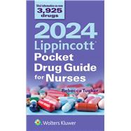 Book cover for 2024 Lippincott Pocket Drug Guide for Nurses