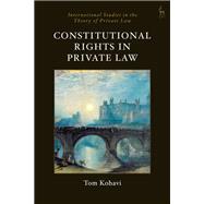 Book cover for Constitutional Rights in Private Law