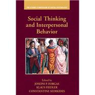 Book cover for Social Thinking and Interpersonal Behavior