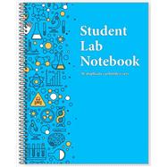 Book cover for Student Lab Notebook (50 duplicate page sets): perforated carbonless sheets with smooth coil spiral binding