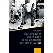 Book cover for Military Trials of War Criminals in the Netherlands East Indies 1946-1949