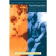 Book cover for Psycholinguistics: Language, Mind and World