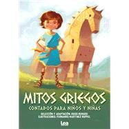 Book cover for Mitos griegos contados para niños y niñas