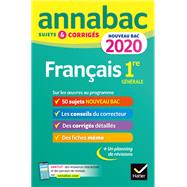 Book cover for Annales Annabac 2020 Français 1re générale