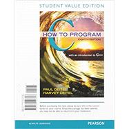 Book cover for C How to Program, Student Value Edition