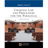 Book cover for Criminal Law and Procedure for the Paralegal [Connected eBook with Study Center]
