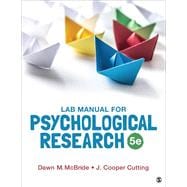Book cover for Lab Manual for Psychological Research