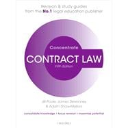 Book cover for Contract Law Concentrate Law Revision and Study Guide