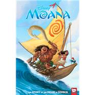 Book cover for Disney Moana: The Story of the Movie in Comics