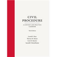Book cover for Civil Procedure: A Context and Practice Casebook, Third Edition