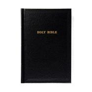 Book cover for KJV Pew Bible, Black Hardcover Holy Bible