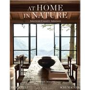 Book cover for At Home in Nature American Country Interiors