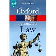 Book cover for A Dictionary of Law