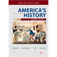 Book cover for Loose-leaf Version for America's History, Value Edition, Volume 1