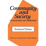 Book cover for Community and Society
