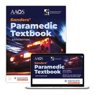 Book cover for Sanders' Paramedic Textbook with Navigate Essentials Access