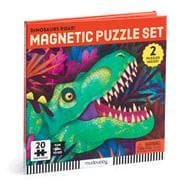 Book cover for Dinosaurs Roar! Magnetic Puzzle Set
