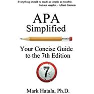 Book cover for APA Simplified: Your Concise Guide to the 7th Edition