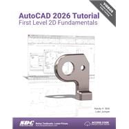 Book cover for AutoCAD 2026 Tutorial First Level 2D Fundamentals