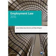Book cover for Employment Law 2016