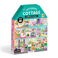 Book cover for Cottontail Cottage 100 Piece House-shaped Puzzle