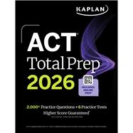 Book cover for ACT Total Prep 2026: Includes 6 Full Length Tests, 2,000+ Practice Questions + Online Access to a 500+ Question Bank & Video Tutorials