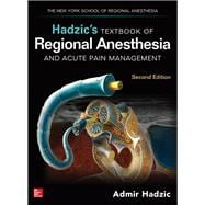 Book cover for Hadzic's Textbook of Regional Anesthesia and Acute Pain Management, Second Edition