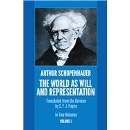 Book cover for The World as Will and Representation, Vol. 1