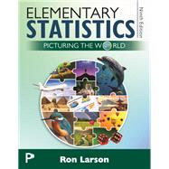 Book cover for Elementary Statistics: Picturing the World [RENTAL EDITION]