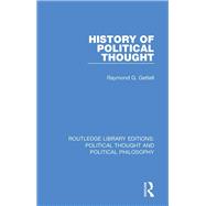 Book cover for History of Political Thought