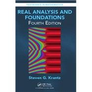 Book cover for Real Analysis and Foundations, Fourth Edition