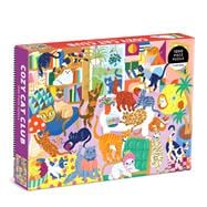 Book cover for Cozy Cat Club 1000 Piece Family Puzzle