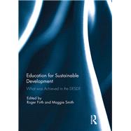Book cover for Education for Sustainable Development: What was achieved in the DESD?