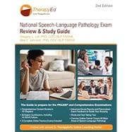 Book cover for National Speech-Language Pathology Exam Review and Study Guide