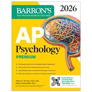 Book cover for AP Psychology Premium, 2026: Prep Book with 3 Practice Tests + Comprehensive Review + Online Practice
