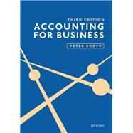 Book cover for ACCOUNTING FOR BUSINESS 3E