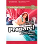 Book cover for Cambridge English Prepare! Level 4 + Online Workbook